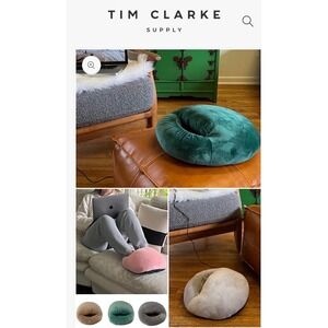 Tim Clarke Supply Electric Foot Warmer Emerald Green Velvet Plush Heated Cushion
